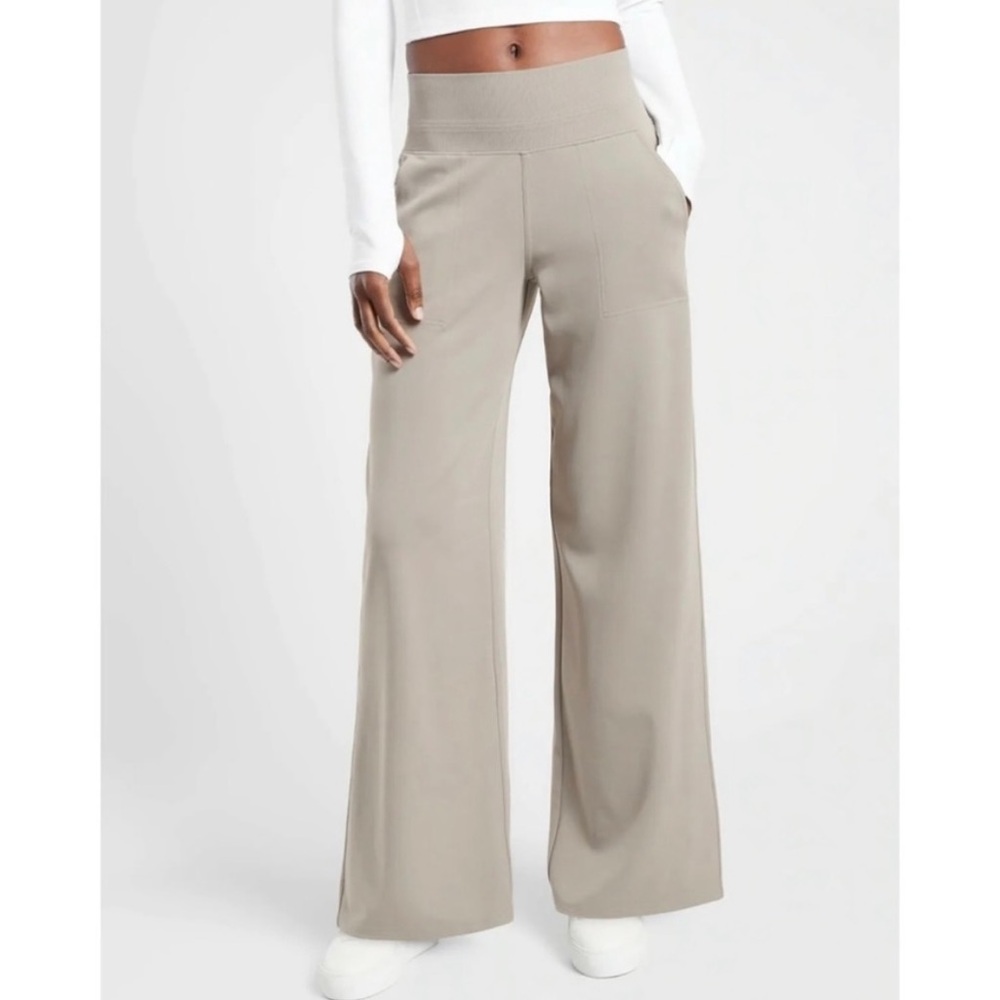 Athleta Venice Wide Leg Pant Women's Commute Pants Size XS Bluff Gray